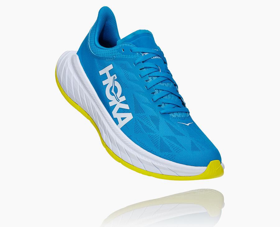 Tenis Hoka One One Hombre Azules/Blancos - Carbon X 2 - CZGM98047